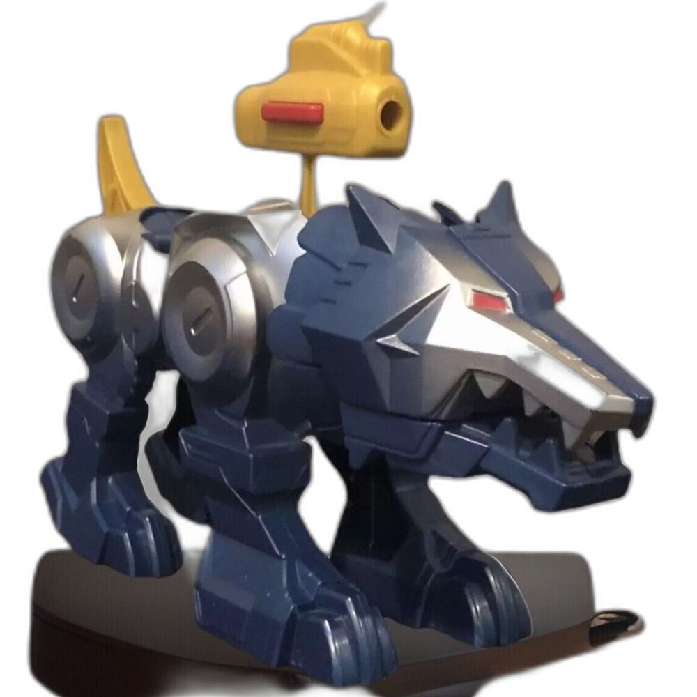 Power Rangers Playskool Heroes Wolf Zord Toy Silver Ranger Wild Force Hasbro